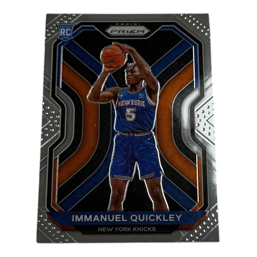 2020-21 Panini Prizm Immanuel Quickley New York Knicks Rookie Card RC #296 NBA